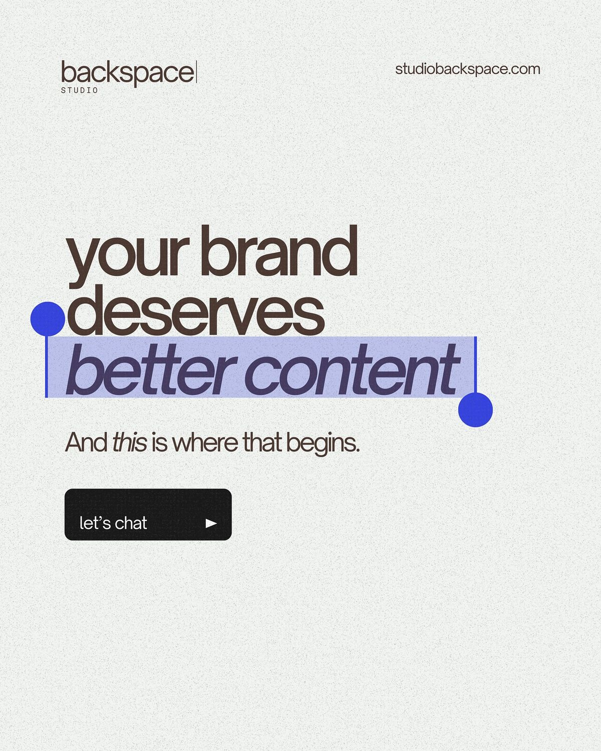 your brand deserves better content